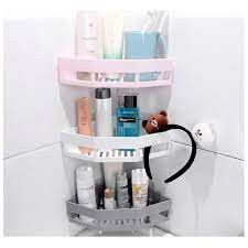 KỆ GÓC NHÀ TẮM NHÀ BẾP BẰNG NHỰA DÁN TƯỜNG - Bán Từ 2 cái